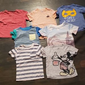 Lot of Toddler Boy Short Sleeve Shirts - 3T